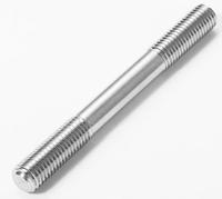 Double Headed Steel Stud Threaded Rod With Hot Dip Galvanized HDG Finish Metric Measurement System Double End Studs