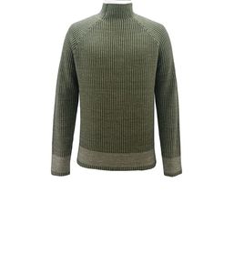 Men Rib Knit <b>Mock</b> <b>Neck</b> Pullover Sweater Long Sleeve Cotton Knit <b>Top</b> - Product Image 4