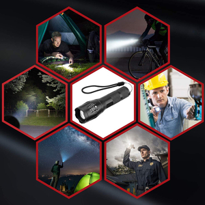 ไฟฉายอลู<span class=keywords><strong>มิ</strong></span><span class=keywords><strong>เนียม</strong></span>แบบชาร์จไฟได้ USB ไฟฉายแบบพกพากันน้ำกันกระแทกปรับแต่งได้ - Product Image 6