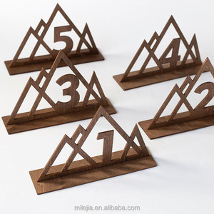 Numeri da Tavolo in Legno per Matrimoni, Anniversari ed Eventi, Numeri da Tavolo Rustici 1-15 1-20 - Product Image 1