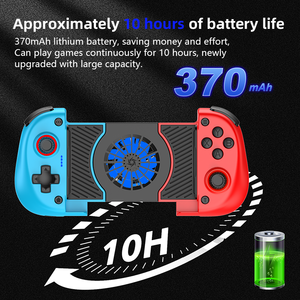 Controlador de juego de estiramiento de ventilador de refrigeración 2 en 1 con motores de vibración dual para modo directo NS/Windows/<span class=keywords><strong>Android</strong></span> V3 - Product Image 6
