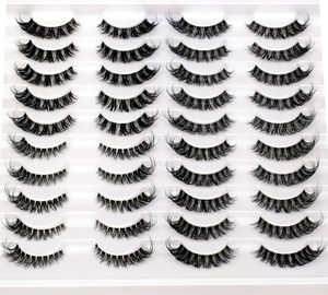 Wholesale Eyelashes Faux <b>Mink</b> Fluffy 3d Wispy Full Strip Eyelashes 10-12mm Faux <b>Mink</b> - Product Image 2
