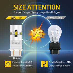 Bombilla LED 3157 de Doble Color con Función Switchback, 28W, Ventilador Integrado, Resistencia, Sin Errores Canbus, 7443 4257, Luz de Señal de Giro, DRL, Luz de Estacionamiento - Product Image 5