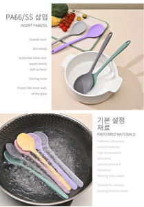 बड़ी नॉन स्टिक बेस्टिंग टेनीसिल सिलिकॉन मिक्सिंग चम्मच स्पुटुला स्क्रैपर्स रसोई के लिए चम्मच - Product Image 4