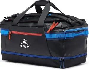 70L Heavy Duty Tarpaulin Water Resistant Large Duffel Sports Gym Bag with Shoe Compartment