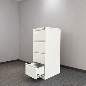 Archivero Moderno de 4 Cajones, Mueble de Oficina, Archivador Metálico Tamaño Legal con 4 Cajones de ABS, Archivador de Acero para Almacenamiento - Product Image 4