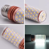 Lampe LED Foco à haute luminosité 12W 16W E27/E14 3000K/4000K/6500K, ampoules LED en aluminium, lumière de lustre décorative, CRI 90, 450 lumens