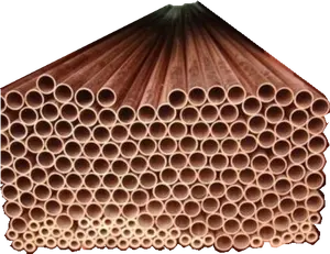 Tubo de cobre de 5 pulgadas, bobina de tubo de 50mm, 25mm de diámetro, mejor venta, todos los grados, ASTM B280 C12200 C2400