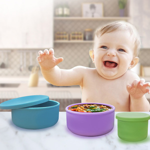 Fiambrera de silicona de grado alimenticio para niños, fiambrera de plástico para llevar, caja Bento <span class=keywords><strong>Lun</strong></span> para niños en edad escolar - Product Image 4