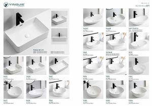 Fregaderos de baño de diseño moderno de artículos sanitarios Chaozhou, accesorios de lavabo de encimera de cerámica - Product Image 5
