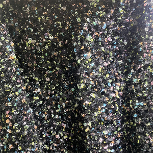 Popular Design Acrylic Polyester Woman Black Multi Color 66% Polyester Black Checkered Grey <strong>Tweed</strong> Fabric for Clothing - Product Image 6