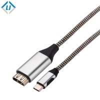 Zhongshan LJ Electronic LTD adaptor kabel hdmi pria, adaptor tipe c berlapis emas 24K Usb mikro ke hdmi