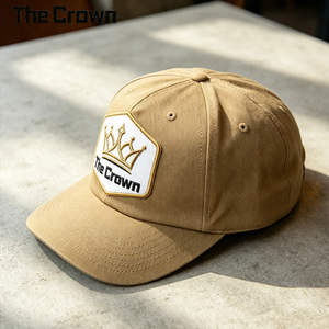 Gorra de Béisbol Estructurada de 6 Paneles con Logotipo Personalizado, Venta al Por Mayor, Parche Tejido, Gorra de 5 Paneles, Color Caqui, Fabricante de Gorras - Product Image 5
