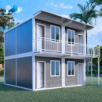 Maison préfabriquée de luxe Zhongnan 20 pieds, maison mobile modulaire en conteneur, mini-maison, logement préfabriqué, maison en conteneur préfabriqué