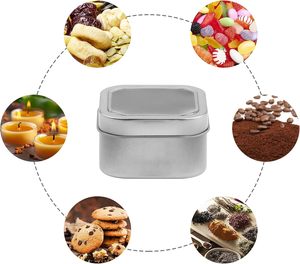 Échantillons Gratuits Disponibles – Boîte Métallique Carrée Personnalisée avec Fenêtre Transparente pour Emballage Alimentaire et Gâteaux - Product Image 6