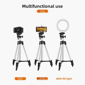 Trépied sans fil avec télécommande <span class=keywords><strong>pour</strong></span> <span class=keywords><strong>smartphone</strong></span>, <span class=keywords><strong>support</strong></span> professionnel stable <span class=keywords><strong>pour</strong></span> kit d'équipement de vlogging et de podcast - Product Image 2