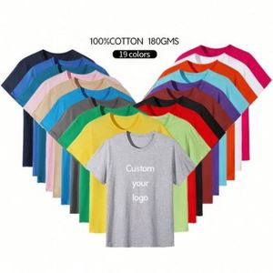 Super Quality Combed Cotton <b>T</b> Shirts Men Short Sleeve Plain Non-Shrink Round Neck <b>T</b> Shirts - Product Image 4