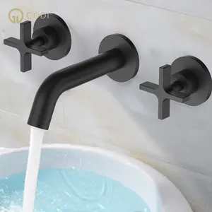 GODI商用タップホットプロジェクト浴室の蛇口壁掛け式ウォーターミキサータップ3穴モダンタップ