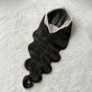 Perruques en cheveux humains naturels ondulés, couleur naturelle, 13x6, cheveux brésiliens bruts, perruques frontales en dentelle HD, 24 pouces, douces et élastiques - Product Image 4