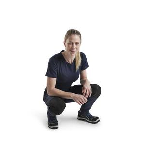 BLAKLADER - 716618458699C42 Pantalones de servicio para mujer con elástico Dark Navy/Black-PANTALÓN DE TRABAJO EAN 7330509799871 - Product Image 5