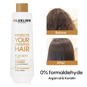 Luxliss Bestseller Großhandel Formaldehyd Free Smooth Straight Nano plastia Brasilia nische Keratin Haar behandlung für Salon