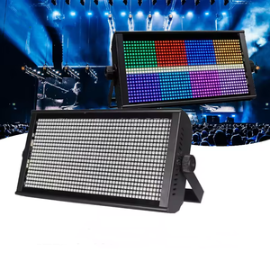 Luces Estroboscópicas RGBW de 1000W, 8+8 Segmentos LED, Control DMX512/Activación por Sonido, Luz Matricial, Iluminación Blanco Cálido - Product Image 5