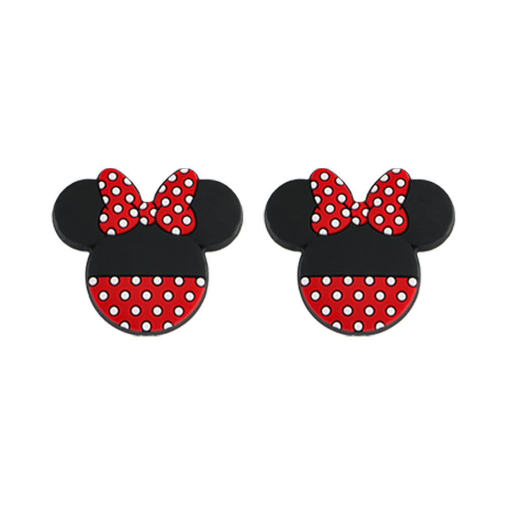 ลูกปัดโฟกัสซิลิโคนเมาส์ SA18-Q สีแดง