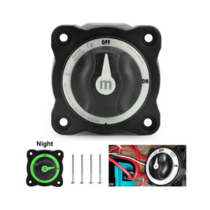 Automotive <b>Yacht</b> Power Disconnect Rotary Switch 48VDC Max 300A Single Circuit Ignition Protected - Product Image 1