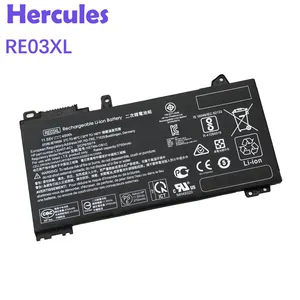 סוללת מחשב נייד RE03XL RF03XL HSTNN-OB1C L32407-AC1 עבור HP ProBook 445 450 455 455R G6 סוללת מחברת נטענת