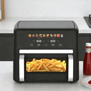 200 ℃   Friteuse à air 10 L à température réglable, 10 programmes prédéfinis, fonction Sync & Match Cook, pieds antidérapants, élément chauffant en acier inoxydable SS304, compatible lave-vaisselle - Product Image 5