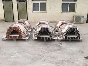 فرن بيتزا دائري يعمل بالحطب للاستخدام الخارجي - Product Image 5