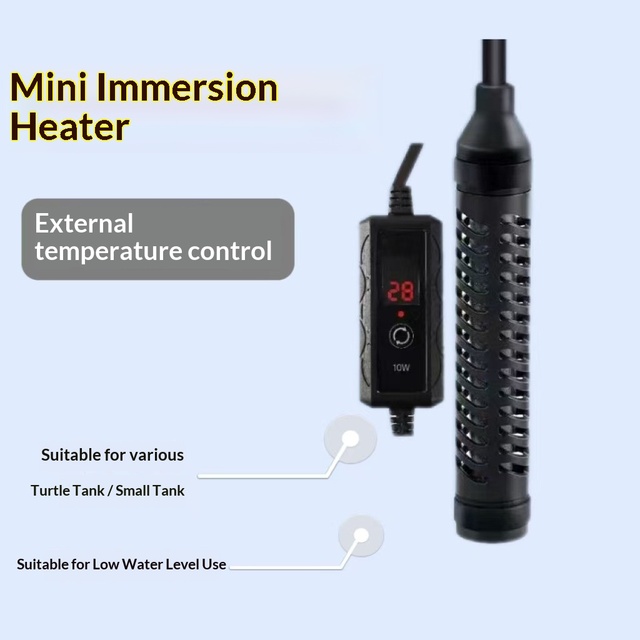 Aquarium Heater Automatic Constant Temperature Control Adjustable Settings Fish Tank Turtle Tank External Use Living Room Box