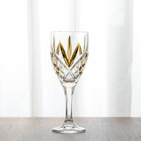 Luxe vintage geëmbosseerd wijnglas met lange steel, 300ml, loodvrij kristal, retro diamantpatroon, huishoudelijk, bruiloft, feest