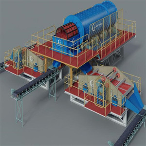 シエラレオネ粘土洗浄選鉱金鉱石およびダイヤモンドトロメル洗浄プラント - Product Image 6