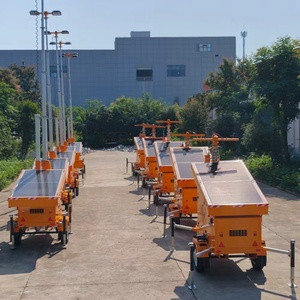 Torre de Iluminación Solar Móvil con Remolque de Almacenamiento de Energía, Luces LED y Fuente de Alimentación - Product Image 1