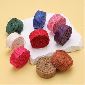 ज़िशे टिकाऊ पर्यावरण के अनुकूल बुने हुए पॉलिएस्टर/सूती वेबबिंग पट्टियों के कपड़ों के जूते और डाई परियोजनाओं के लिए 32 मिमी चौड़ाई - Product Image 3