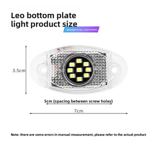 LKT nueva luz de Flash 9LED para chasis de coche camión remolque motocicleta todoterreno atmósfera <span class=keywords><strong>modificada</strong></span> 12V/24V rejilla de luz - Product Image 2