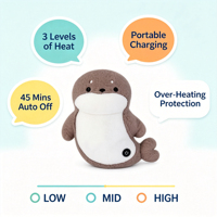 Coussin chauffant électrique doux en peluche avec arrêt automatique pour femmes et enfants – Idéal pour l'hiver et l'usage quotidien
