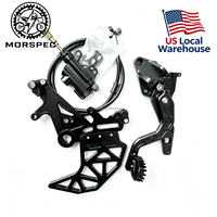 Support de fixation de repose-pieds double étrier MORSPEC Surron Ultra Bee en aluminium CNC 7075 pour moto électrique – Stock US