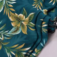 Tissu en maille de soie de lait, respirant, léger, style floral, extensible, pour housses de canapé et de chaise, personnalisable, directement de l'usine