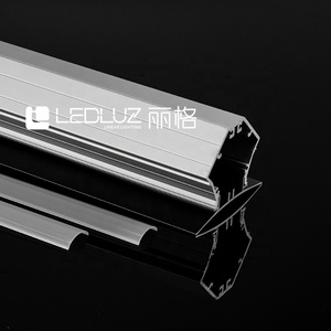 Perfil de aluminio LED para techo y pared, canal de <span class=keywords><strong>luz</strong></span> lineal para tira COB, doble salida, iluminación <span class=keywords><strong>indirecta</strong></span> - Product Image 4