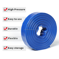 Tuyau d'évacuation d'irrigation plat en PVC de 2 pouces 3 pouces 4 pouces avec service de coupe de longueur et d'épaisseur personnalisé disponible