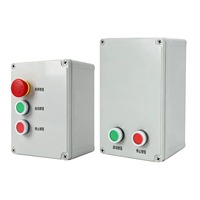 Boîtier de commande moteur CHNT 15KW 380V, étanche IP66, en ABS, avec bouton-poussoir, bouton d'arrêt d'urgence et protection contre les surcharges.