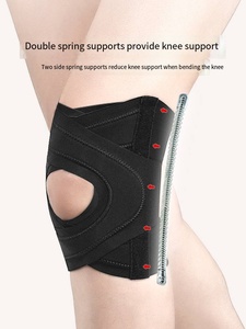 Có thể điều chỉnh mở xương bánh chè Miếng đệm đầu gối tay áo thiết bị tập thể dục bóng rổ bóng đá phòng tập thể dục Miếng đệm đầu gối bảo vệ - Product Image 3