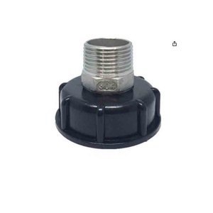 Connecteur de robinet pour réservoir IBC S60X6 avec filetage 1/2", 3/4", 1" pour raccords de conteneur IBC, adaptateur de vidange de réservoir, connecteur de tuyau d'arrosage de jardin - Product Image 1