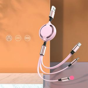 Câble de charge de téléphone portable Yy334 3-en-1 Micro USB Type-C personnalisé avec logo - Product Image 2