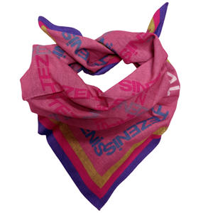 تصميمات مطبوعة على الوجهين حسب الطلب من المصنع ، شعار ، وشاح مربع كلاسيكي ومناديل للترويج للمناسبات - Product Image 6