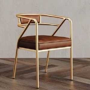 Chaise de salle à manger nordique de luxe contemporaine, design artistique exquis en matériau - Product Image 5