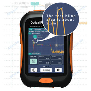 Mini reflectómetro óptico de fibra activa de 1550nm (1490/1577nm) 22dB con OPM, VFL, OLS y pantalla táctil para pruebas en vivo - Product Image 5