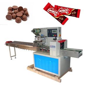 เครื่องบรรจุภัณฑ์แบบซีลหลังชนิดหมอน สำหรับบรรจุภัณฑ์พลาสติก เครื่องบรรจุภัณฑ์ขนมและอาหารสำหรับซูเปอร์มาร์เก็ต - Product Image 2